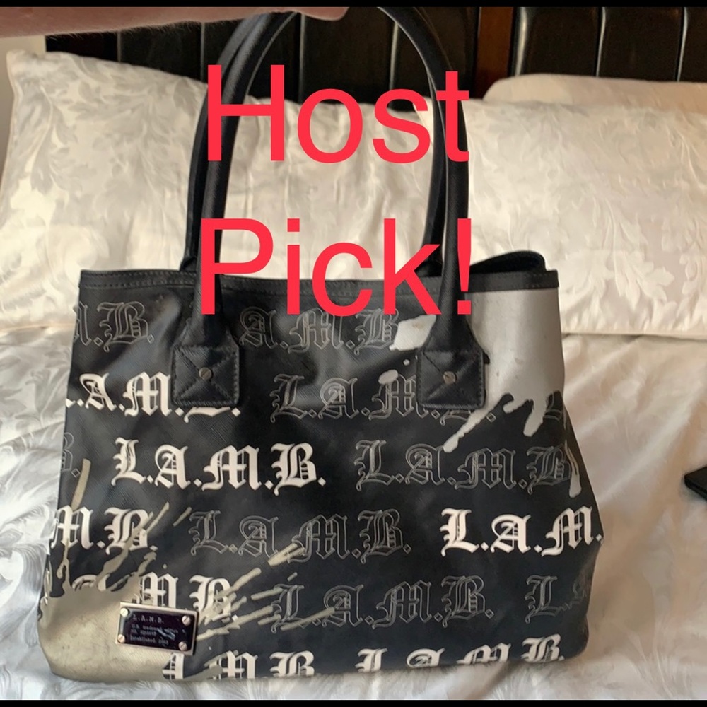L.A.M.B large tote bag or large purse.